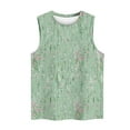 thumbnail image 3 of Giftesty Tank Tops for Women Clearance Fashion Women Sleeveless Printed Garment Comfortable Breathable V-Neck Blouses Tops, 3 of 4