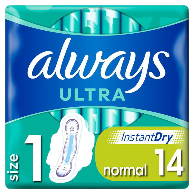Sanitary Towels With Wings 20 Pads Super Absorbent Neutralises Odours Always Ultra Night Ultra Thin Size 3 