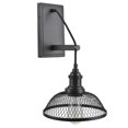 thumbnail image 3 of Aspen Creative 62093, One-Light Metal Bathroom Vanity Wall Light Fixture, 8 1/2" Wide, Transitional Design in Bronze with Metal Mesh Shade, 3 of 6