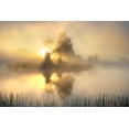 thumbnail image 2 of Keller 18x13 Gold Ornate Wood Framed with Double Matting Museum Art Print Titled - Light, 2 of 4