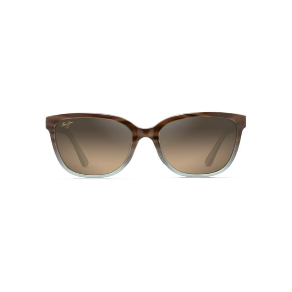 Gafas de sol Maui Jim Honi con forma de ojo de gato, color arenisca polarizadas, pequeñas