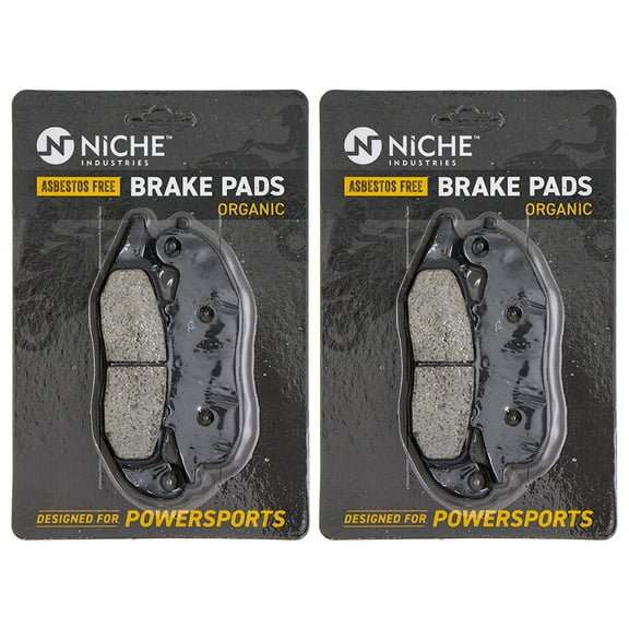 Niche Front Brake Pad Set for Honda CRF250L Organic Motorcycle 2 Pack 519-KPA2585D