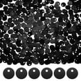 thumbnail image 1 of Uxcell Lot de 4 Paillettes Rondes Plates de 6 mm pour Projets DIY/cuisson [Noir], 1 of 6