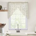 thumbnail image 1 of Loft Living Louis Sheer Rod Pocket Swag Valance 72 x 32 in Ivory, 1 of 6