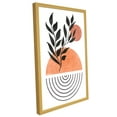 thumbnail image 2 of 16x24 pouces Art Botanique et Géométrique Bohème avec Cadre en Bois Naturel, 2 of 5