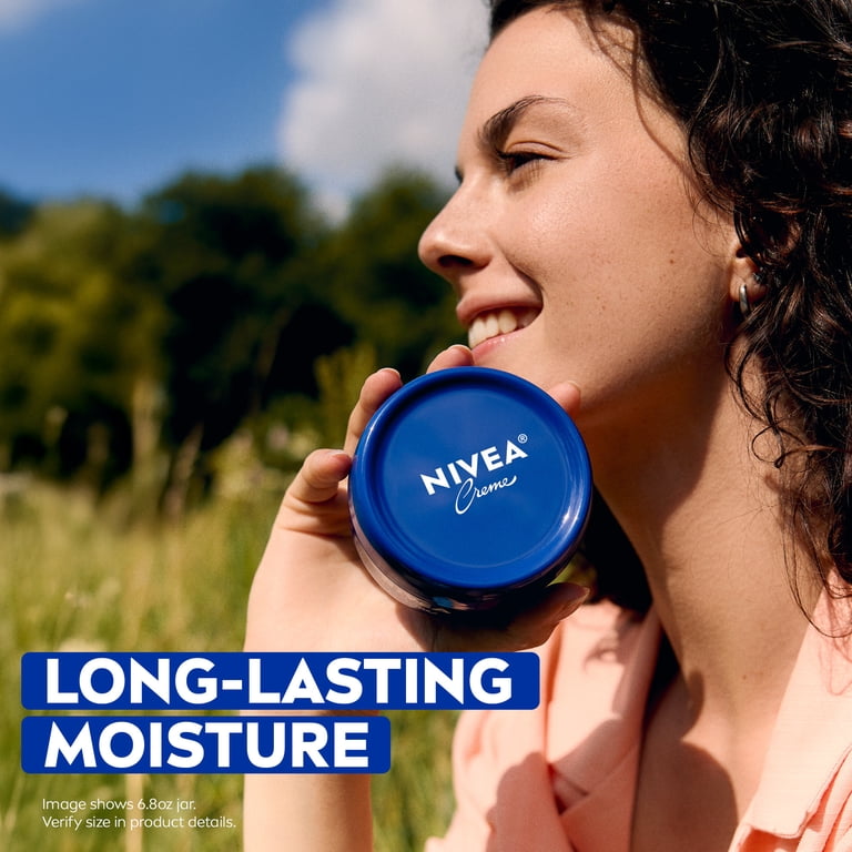 3 pack) NIVEA Creme Body, Face and Hand Moisturizing Cream