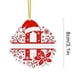 thumbnail image 1 of Decoraciones de Árbol de Navidad 26 Letras Decoraciones Colgantes de Navidad para Artesanías de Bricolaje, 1 of 5