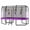 Purple, variant on Alvantor 8 ×14 ft Rectangle Trampoline for Kids, Outdoor Trampolines with Enclosure Net for Gymnastics Green