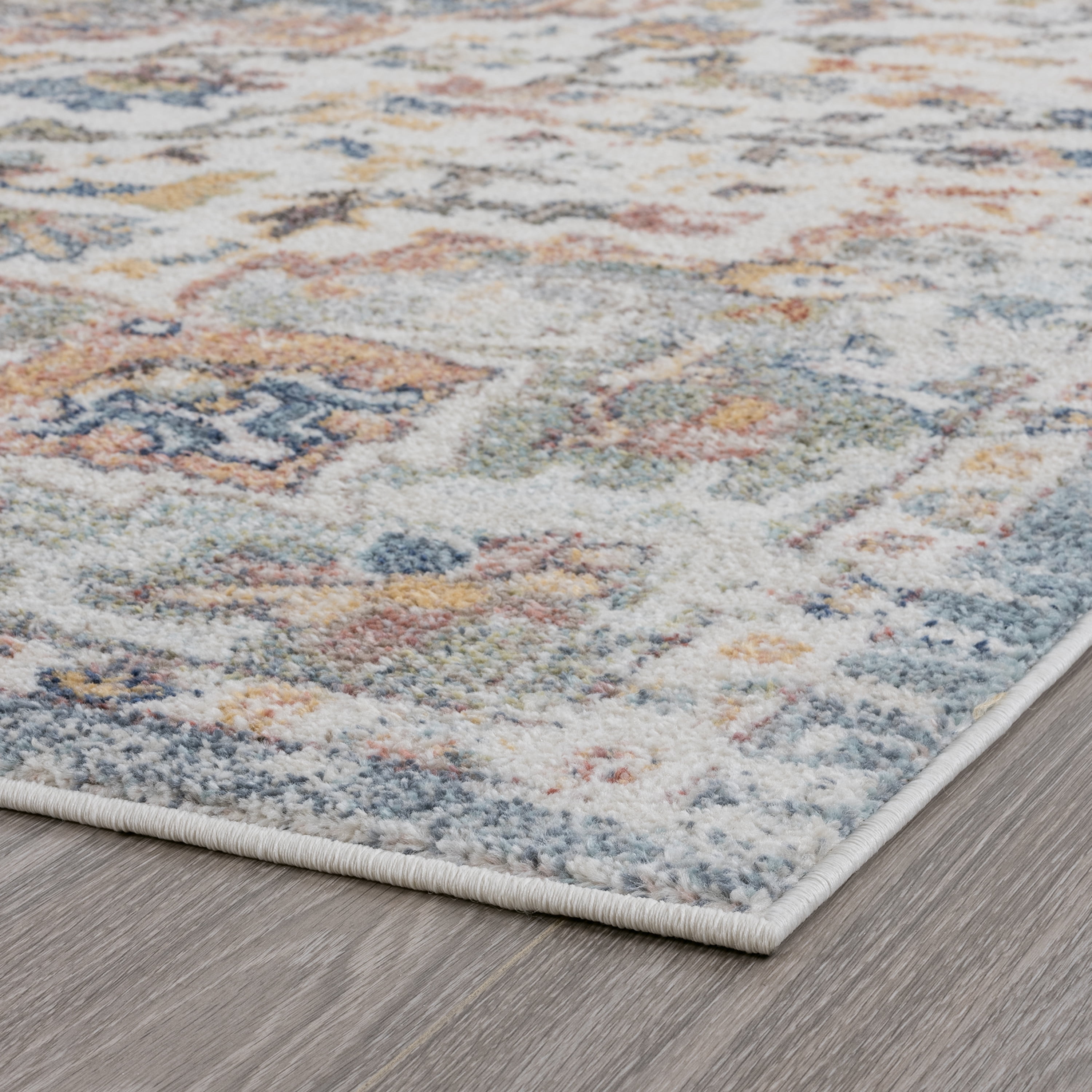 Bliss Rugs Traditional Indoor Doormat Oriental Floor Mat for Entrance, Indoor Door Mat | Cream, 2' x 3'