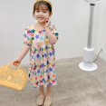 thumbnail image 4 of POINTERTECK Robe Étoile pour Enfants Style Été Robe Princesse pour Enfants, 4 of 11