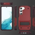 thumbnail image 5 of Allytech for Samsung Galaxy S23 Plus Rugged Case, Military Grade Shockproof Anti-Stain Heavy Duty Hybrid Case with Invisible Kickstand, Soft TPU + Hard PC Case for Samsung Galaxy S23 Plus, Red, 5 of 7