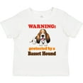 thumbnail image 3 of Inktastic Protected by a Basset Hound Funny Dog Boys or Girls Baby T-Shirt, 3 of 5