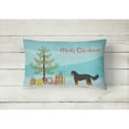 thumbnail image 2 of Carolines Treasures CK3811PW1216 Black & Tan Cavapoo Christmas Tree Canvas Fabric Decorative Pillow, 2 of 4
