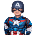 thumbnail image 2 of Disfraz Capitán América Marvel Avengers superhéroe niño, 2 of 3