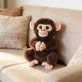thumbnail image 4 of WKSCLPAI Punch Monkey Plush, Punch The Monkey Plush Stuffed Animal Plush Toy, Adorable Protect The Monkey, 2Pc Soft Fluffy Cuddly Cuddle Buddy Plush, 4 of 8