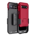 thumbnail image 2 of BELTRON DuraForce Pro 3 Case with Clip, Heavy Duty Case with Swivel Belt Clip for Kyocera DuraForce Pro 3 5G E7200 Verizon Features: Secure Fit & Built-in Kickstand Safety Red, 2 of 8