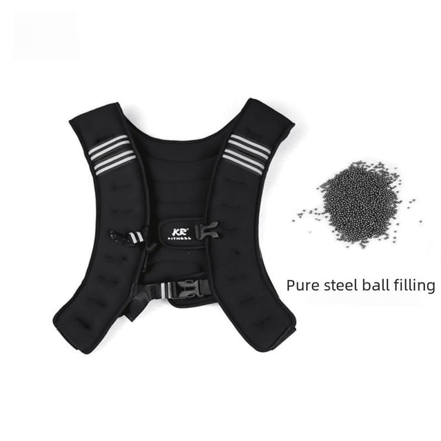 Chaleco de peso de tela para buceo, invisible, ajustable, con bola de acero, traje de arena, chaleco para correr, equipo de fitness, chaleco de peso