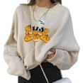 thumbnail image 1 of Pull Ample d'Halloween pour Femmes, Style Citrouille, Sweat à Manches Longues Col Rond pour Adultes, 1 of 6
