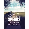 thumbnail image 1 of Cuadro Decorativo - El mar habla al alma Jr  Impresión en canvas, estrechado., 1 of 2