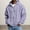 Light Purple, variant on MHFRRA Hoodie Men Knit Zip up Hooded Sweatshirt Casual Soft Warm Lined Pullover with Front Pockets XXXXXL