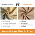 thumbnail image 3 of Covered Outdoor  12'x16' Gazebo Curtain Replacement, 4-Panel Sidewalls, Zippered Privacy Curtains (Curtain Only), 3 of 8