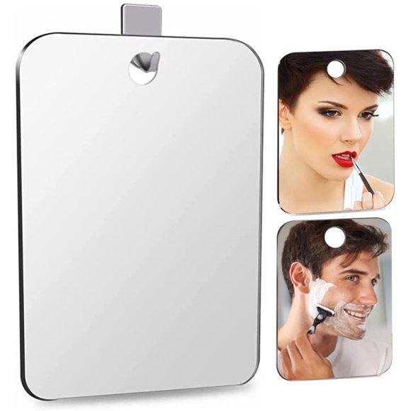 piece - Shower mirror - Anti-fog shower shaving mirror - Unbreakable shaving mirror - Unbreakable acrylic wall mirror for children - Unbreakable portable wall-mounted makeup mirror - for the bathroom