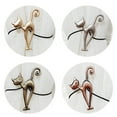 thumbnail image 3 of Walbest European-style Curtain Tie Back Magnetic Alloy Cat Shape Mini Drapery Holdback Curtain Accessory, Creative High-grade Magnetic Curtain Buckle, 3 of 7