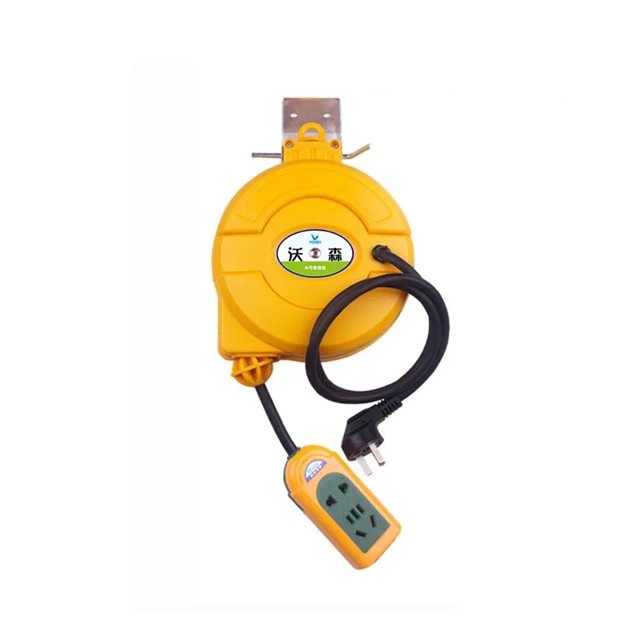 Câble d'Alimentation Rétractable Automatique 5M Enrouleur de Câble Électrique 3000W