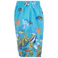 thumbnail image 3 of Mens Swim Trunks, Male Swimwear Shorts Side Pockets Mesh Lining, Under the Sea, Medium, 3 of 4