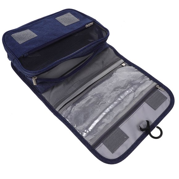 Houderco Bolsa De Viaje Marino Para Cosméticos Con Plegable Y Organizador Funcional