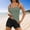 Light Green, variant on NMMUED Tankini Swimsuits with Shorts Two Piece Tummy Control Bathing Suits Ruched Swimwear Women Beach Fashion Dark Green L