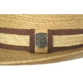 thumbnail image 4 of Royal Palm 100% Palm Fiber Fedora (Natural / Natural Band, X-Large), 4 of 4