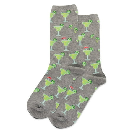 Hot Sox Womens Margarita Crew Socks