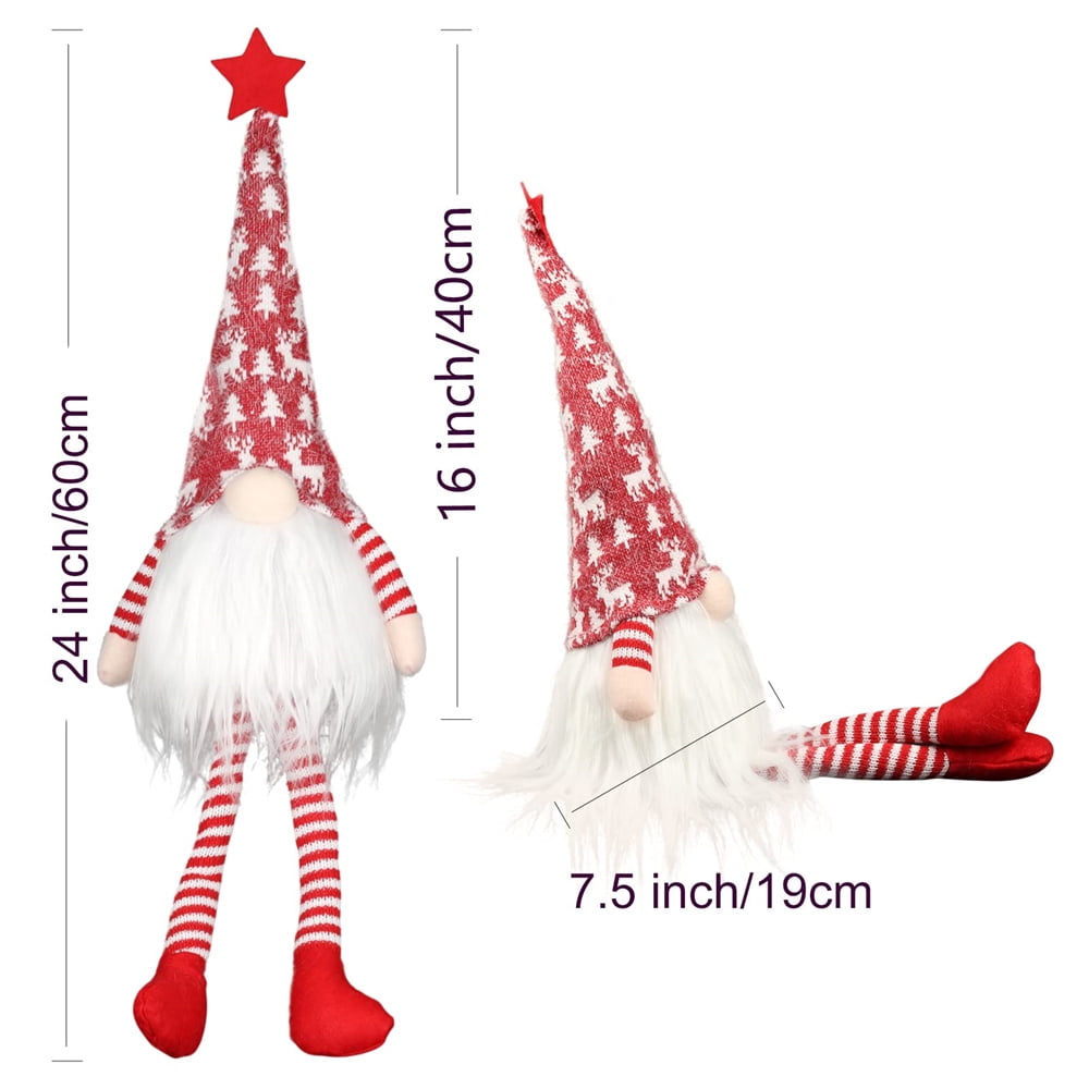 Buy RAPHARY Christmas Tree Topper with Lights,Gnome Tree Topper Lighted