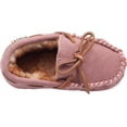 thumbnail image 6 of NORTY Toddler Boy Girl Unisex Suede Leather Moccasin Slippers, Flat Heel Medium Moc Toe, 6 of 7
