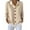 Beige, variant on Women's Oversized Button Front Cardigan, Long Sleeve Shirt Style Sweater, Loose Fit Tunic Length Top, Comfortable Casual Knitwear, Plus Size Relaxed Open Front Coat Beige XXL