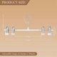 thumbnail image 2 of Pants Hangers with Clips 10 Pack Adjustable Skirt Hangers for Women Non-Slip Trousers Hanger for Jeans Clothes Hangers,White,12Inch, 2 of 4
