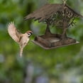 thumbnail image 3 of Clearance! Fenull Bird Feeders, Hanging for Garden with Roof Yard Decoration Outside Garden Bird Shaped Feeder Patio Garden, the Holder, 1X Feeder, Multicolor, 3 of 9