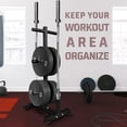 thumbnail image 5 of -Pegs Olympic Weight Plate &; Barbells - Weight Plate Tree Holder &; Vertical Barbell Rack, 5 of 7