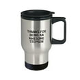 thumbnail image 2 of Nice Stepson Gifts, Thanks For Being An Awesome Stepson, Stepson Travel Mug From Mom, Travel Coffee Mug For Son, Stepson love gifts present ideas, How to show your stepson you care, What do stepson, 2 of 2