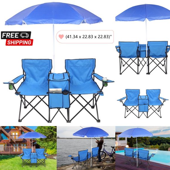 Folding Chair With Umbrella
