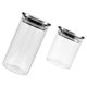 thumbnail image 4 of Kitchen Storage Canister 2Pcs Cylindrical Jar For Food Storage And Preservation With Stainless Steel Lid, 4 of 4