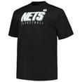 thumbnail image 2 of Men's Fanatics Black/White Brooklyn Nets Big & Tall Short Sleeve & Long Sleeve T-Shirt Set, 2 of 5