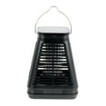 VGF Black Solar Power Bug Zapper Mosquito Eliminator Portable LED Lamp