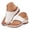 White, variant on Dakaela Summer Flat Sandals for Women Comfortable Orthopedic Walking Dressy Slides 2026 Ladies Arch Support Casual Flip Flops Indoor Outdoor Black Size 6.5