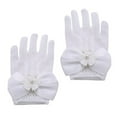 thumbnail image 4 of Lace Gloves White For Children Stage Performance 1 Pair 6.5X2.7X0.4In, 4 of 9