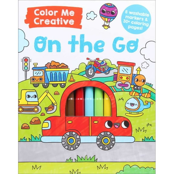 EDITORS OF SILVER DOLPHIN: Color Me Creative: on the Go!, 64 pages (Hardcover)