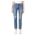 thumbnail image 2 of Joe's Jeans Womens Lara Distressed Straight Ankle Jeans Blue 32, 2 of 3