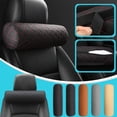 thumbnail image 4 of Soft PU Leather USr Seat Headrest Memory Foam Pillow Cushio✨a Protect Rest US S1Y6, 4 of 8