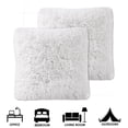 thumbnail image 2 of Sweet Home Collection Decorative Soft Plush Long Faux Fur Throw Pillows, 18"x18", 2-Pack, 2 of 3